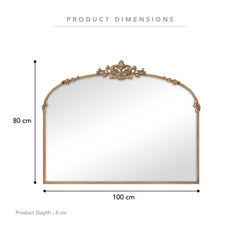 Florence 80cm Baroque Mirror product image 3