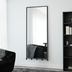 Orbit Sphere 180cm Floor Length Mirror Black lifestyle image