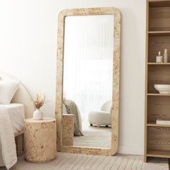 Sebastian 180cm Rectangle Mirror Burl lifestyle image