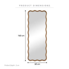 Codie 160cm Floor Mirror Natural product image 3