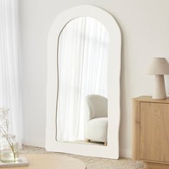 Alex 180cm Arch Mirror White lifestyle image