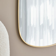Sage 110cm Organic Mirror Gold product image 4
