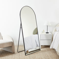 Cindy 160cm Arch Mirror Black lifestyle image