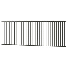 Homesafe Aluminium Flat Top Pool Fence Panel - 3000 x 1200mm WOODLAND GREY - Image 1