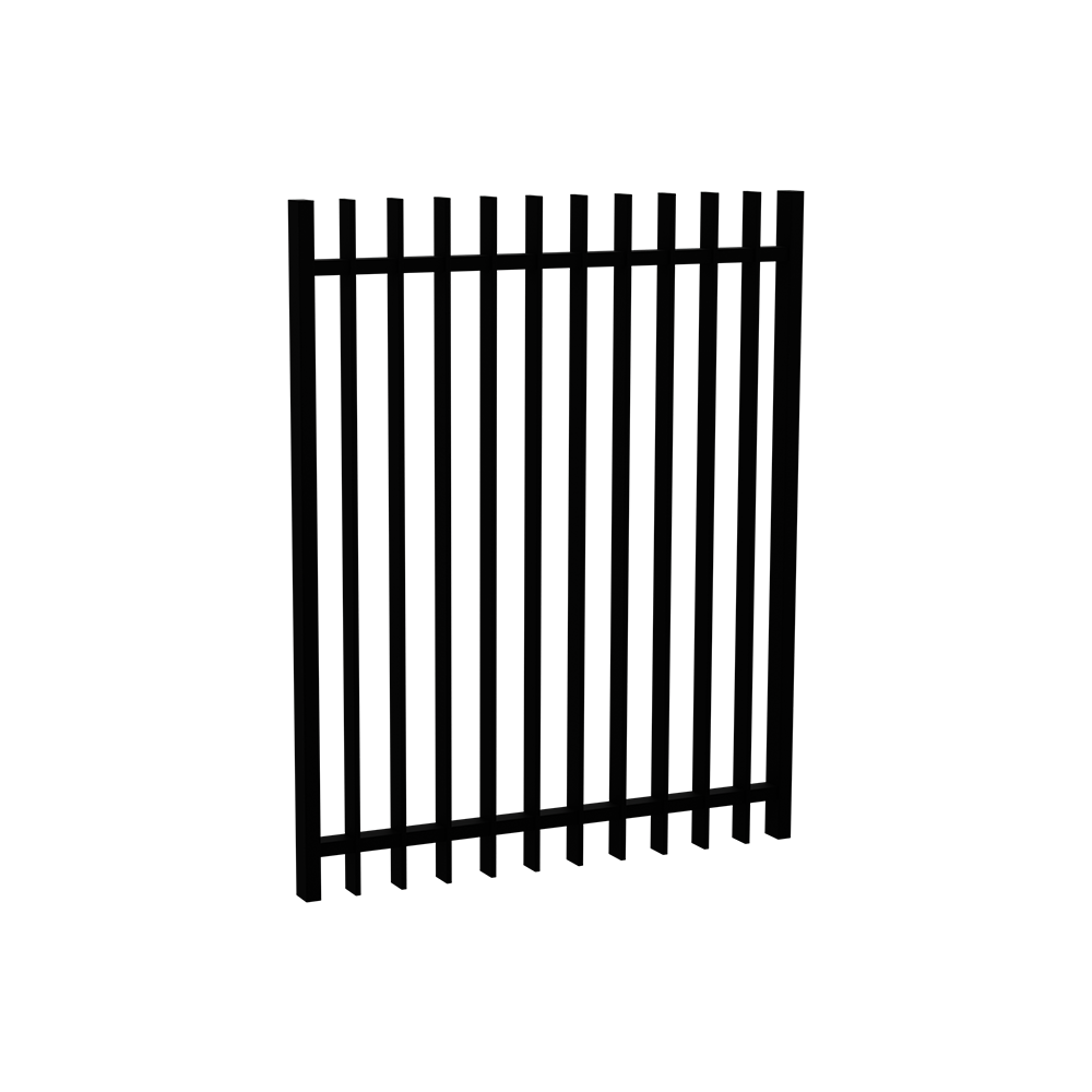 Oxworks Byron Gate - Aluminium - 50 x 10mm Blade, 970 x 1200mm - Image 1