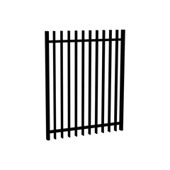 Oxworks Byron Gate - Aluminium - 50 x 10mm Blade, 970 x 1200mm - Image 1