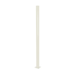 Aluminium Base Plated Pool Fence Post - 50 x 50mm x 1300mm, choice of colours