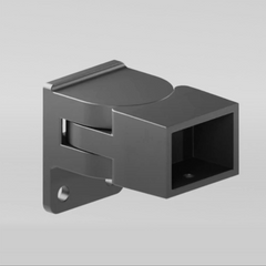 HOMESAFE - 38 x 25 Horizontal Adjustable Fence Bracket - Monument - Image 2