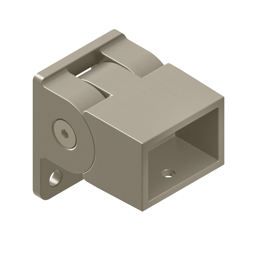 HOMESAFE - 38 x 25 Vertical Adjustable Fence Bracket - Dune - Image 1