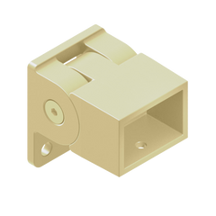 HOMESAFE - 38 x 25 Vertical Adjustable Fence Bracket - Primrose - Image 1