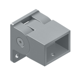 HOMESAFE - 38 x 25 Vertical Adjustable Fence Bracket - Silver