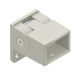 HOMESAFE - 38 x 25 Vertical Adjustable Fence Bracket - Surfmist