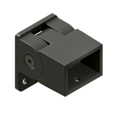 HOMESAFE - 38 x 25 Vertical Adjustable Fence Bracket - Woodland Grey - Image 1