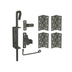 Coloursmart - Double Gate Kit,  1 x latch  4 x hinges, 1 x drop bolt,