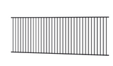 Homesafe Aluminium Flat Top Pool Fence Panel - 3000 x 1200mm SILVER PEARL