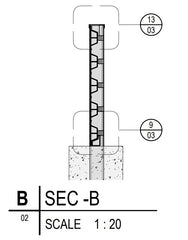 Composite Sleeper for retaining walls SuperSleeper - 205mmH x 1950mmL