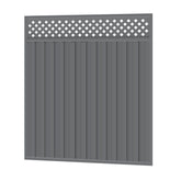 2100mm high Colorbond Lattice Fencing Gate 100% Australian Made (1720mm wide) 2x Sheets, 2x Stiles, 3x Rails, 1x Infill sheet, Screws.