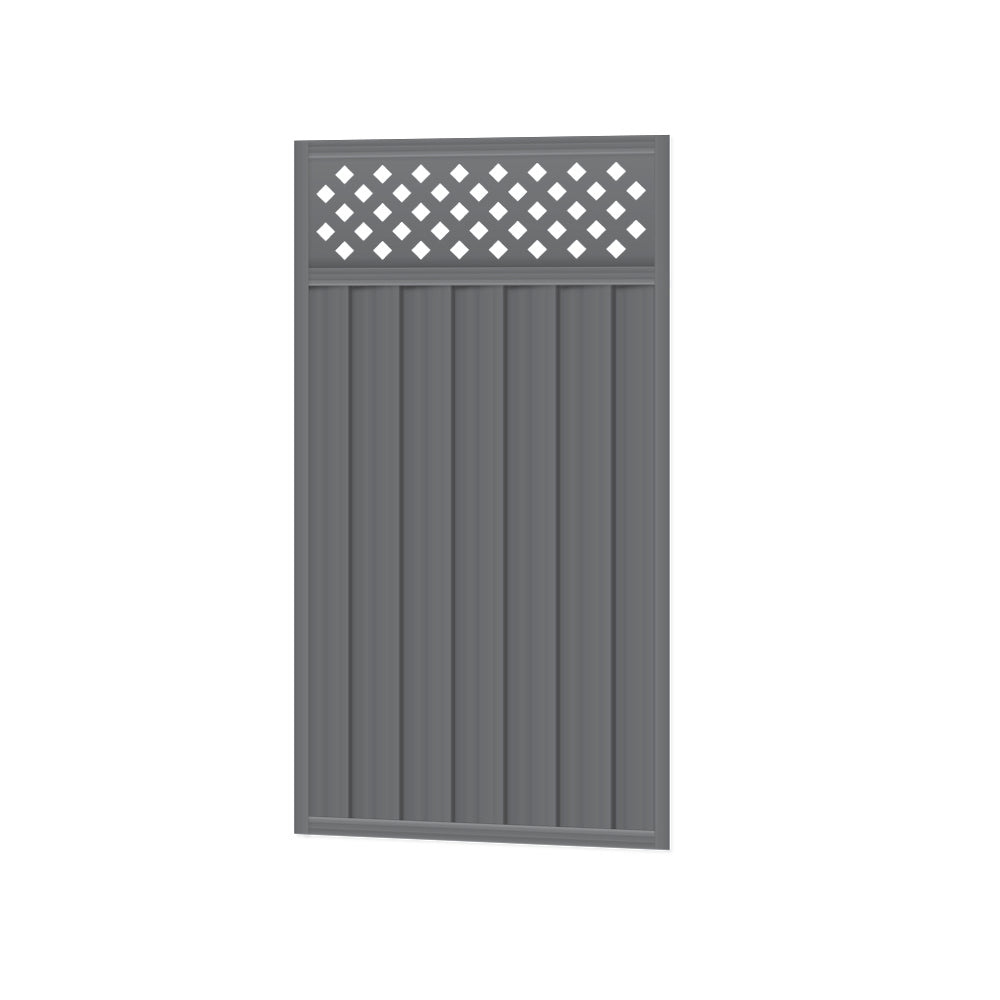 Oxworks Colorbond Lattice Fencing Gate - Colorbond Steel - 1800mm x 930mm - Image 1