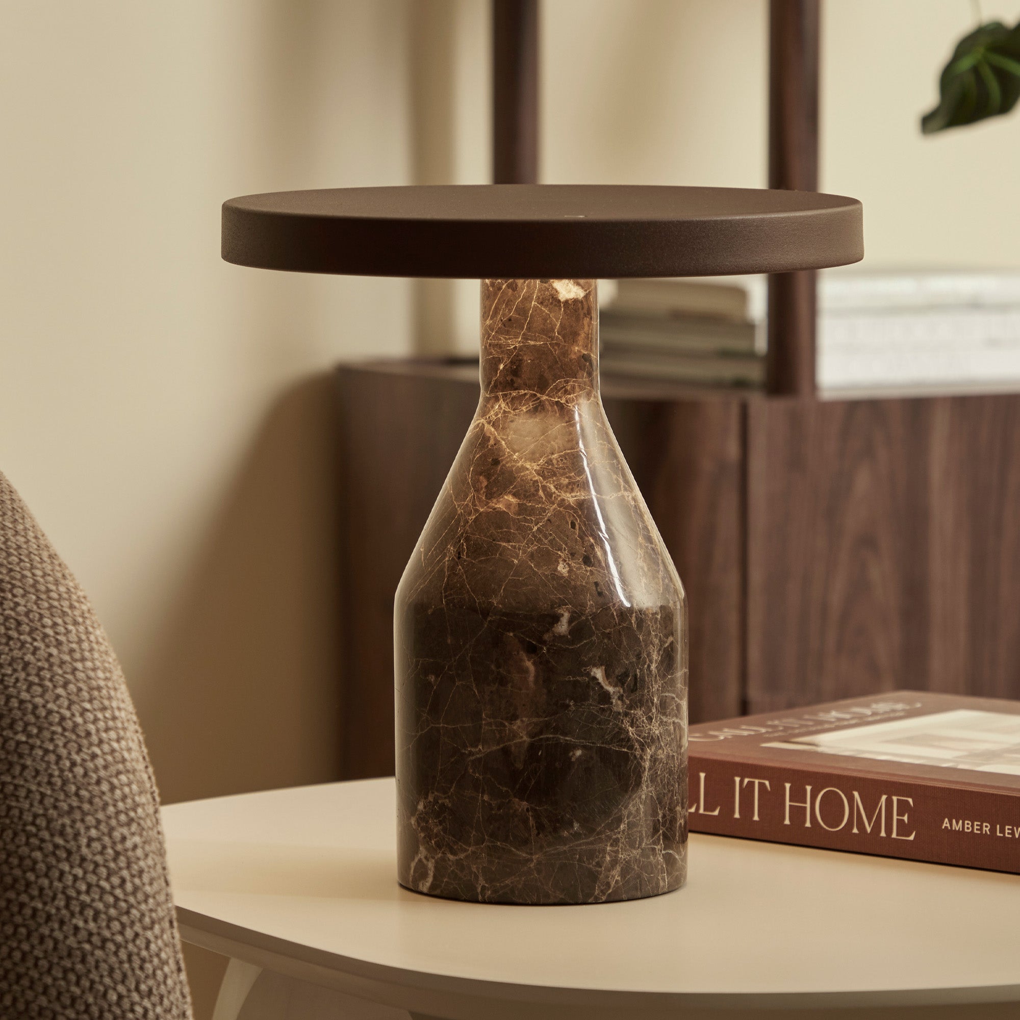 Oliver LED Table Lamp Cocoa lifestyle image