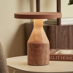 Oliver LED Table Lamp Terracotta lifestyle image