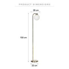 Lexington 150cm Floor Lamp Gold lifestyle image