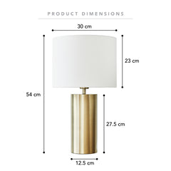 Ezra 54cm Table Lamp Gold product image 3