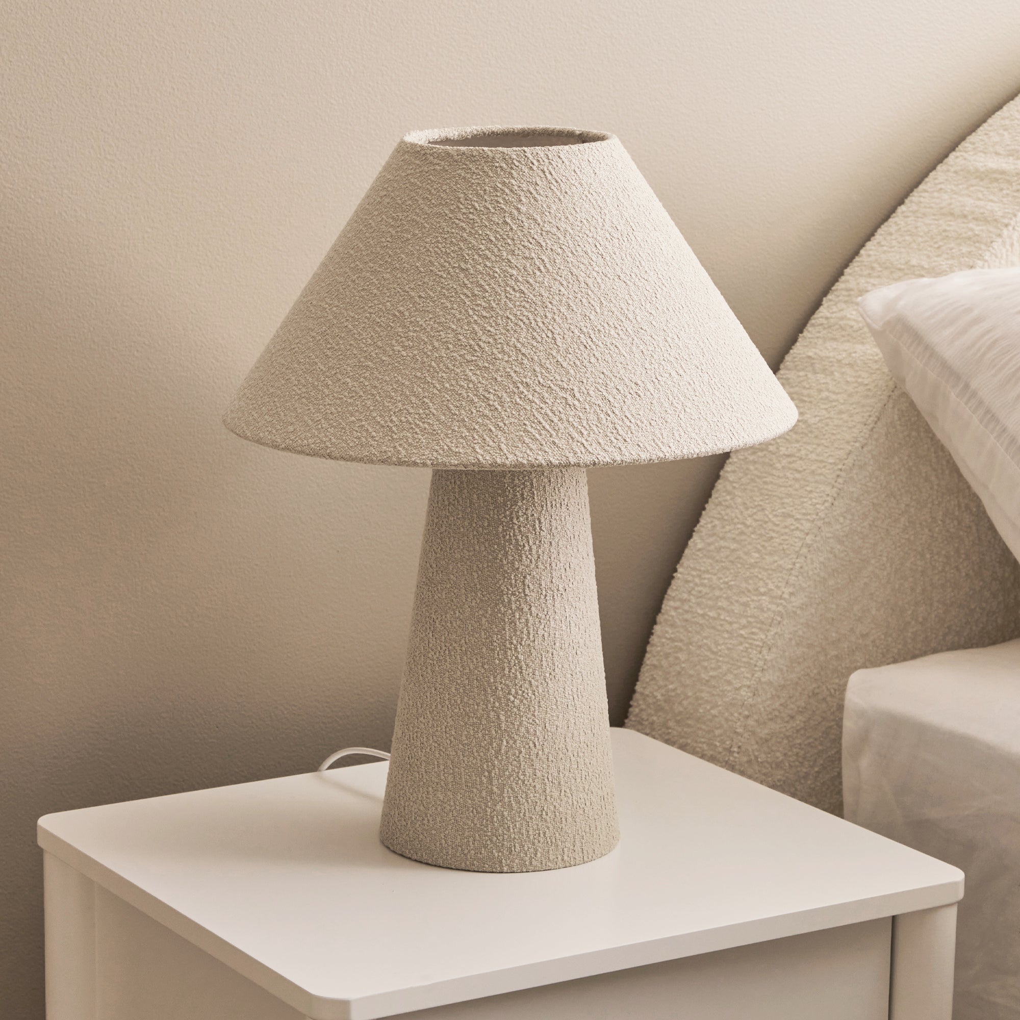 Remy Table Lamp Boucle lifestyle image