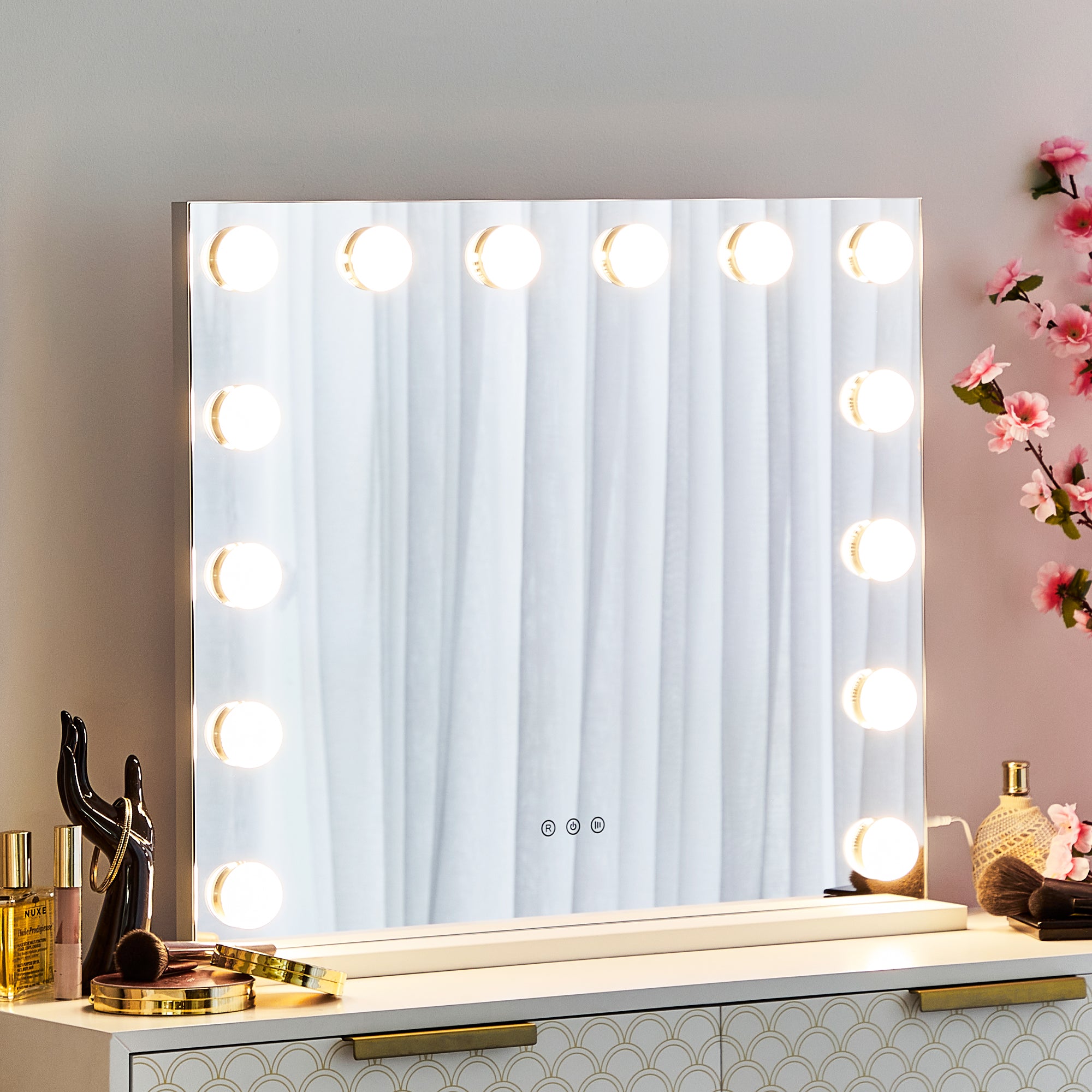 Hollywood LED 65cm Large Rectangle Vanity Mirror lifestyle image