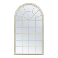 Dome 131cm Large Arch Iron Indoor Outdoor Mirror Antique White product image 2