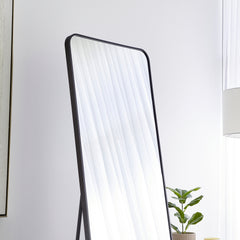 Elle 165cm Standing Full Length Rectangle Mirror Black product image 4