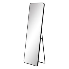 Elle 165cm Standing Full Length Rectangle Mirror Black product image 2