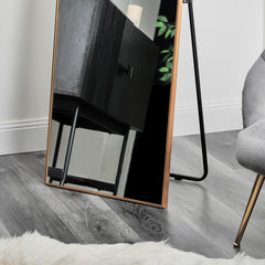 Cindy 165cm Arched Standing Full Length Mirror Gold product image 3