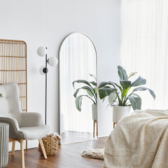 Cindy XL 180cm Arch Mirror White lifestyle image