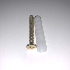 Frameless shower glass U BRACKET SQUARE WITH HORIZONTAL LEG for 10mm Glass - BRUSHED BRONZE - Image 3