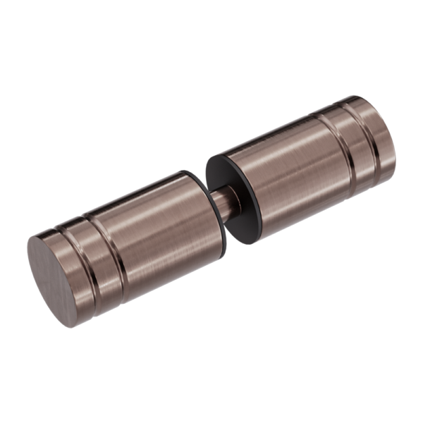 FRAMELESS SHOWER DOOR KNOB - BRUSHED BRONZE - Image 1