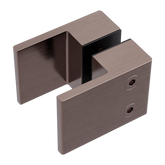 SQUARE SHOWER KNOB HANDLE - BRUSHED BRONZE