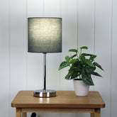 Zola Table Lamp Grey – Oriel Lighting
