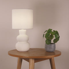 Holla White Ceramic Table Lamp product image 2