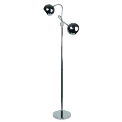 Bobo Twin Flexible Neck Chrome Finish Floor Lamp product image 2