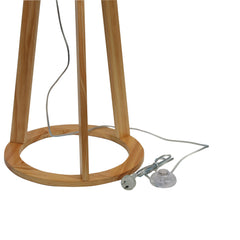 Stabb With Complete Base, Shade, Bulb Floor Lamp styled in a room