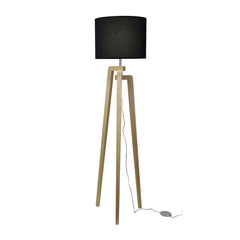 Lund Complete Scandi Timber Tripod Floor Lamp product image 5