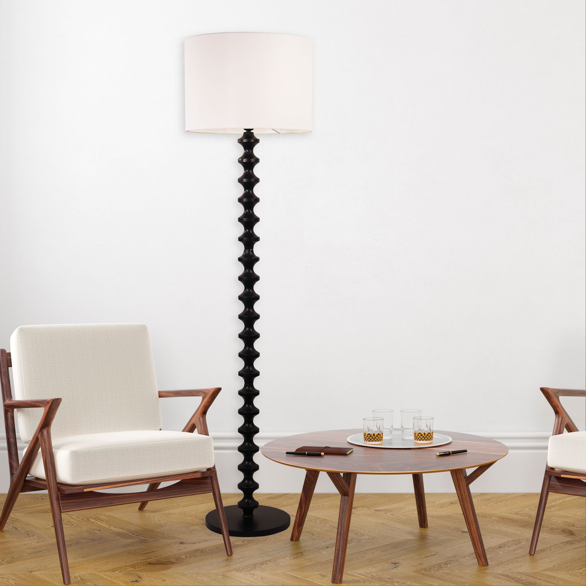Spindle Floor Lamp with Shade product image 2
