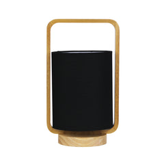Lucia Natural Timber and Black Cotton Lamp product image 2