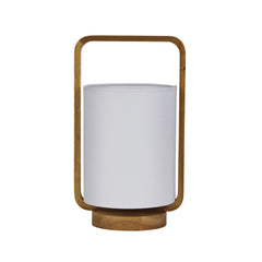 Lucia Natural Timber and White Cotton Lamp product image 2
