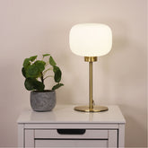 Alto Opal Ribbed Optic Glass Table Lamp product image 2