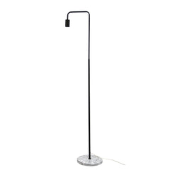 Ville Black Scandi Lamp with Marble Base Floor Lamp product image
