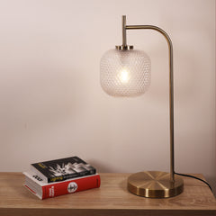 Cross Decorative Task Lamp styled in a room