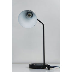 Targa Black Desk Lamp with USB and wireless charging product image 3