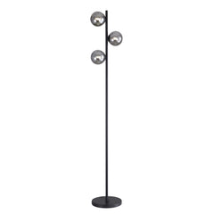 Valcross 3lt Decorative Floor Lamp with Smoke Glass Spheres product image 3