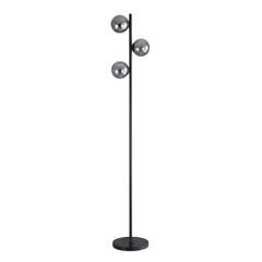 Valcross 3lt Decorative Floor Lamp with Smoke Glass Spheres product image 5